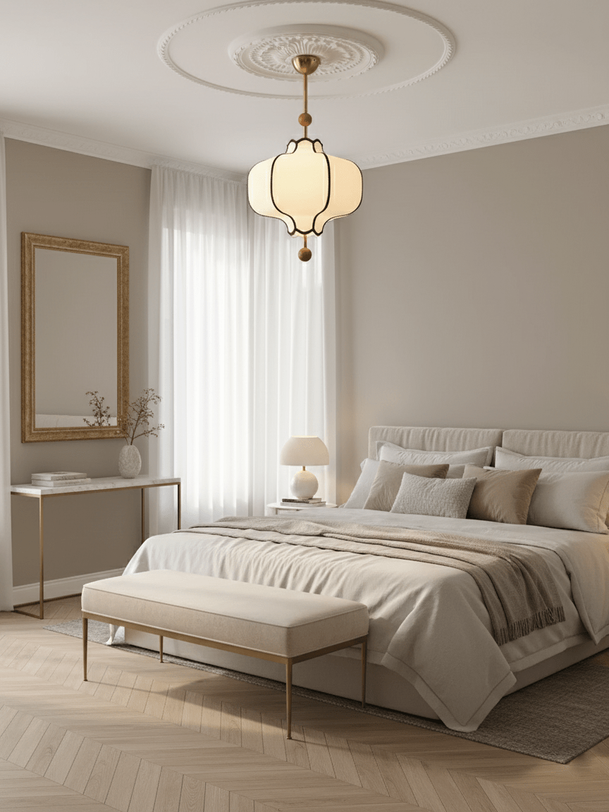 Lantern Fabric Pendant Light - Vakkerlight