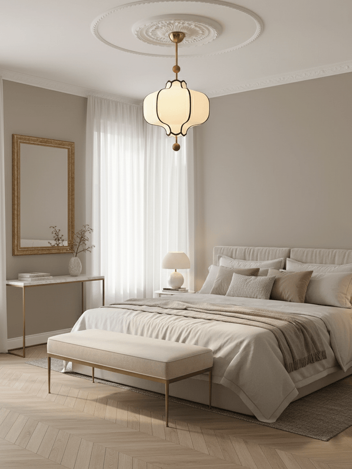 Lantern Fabric Pendant Light - Vakkerlight