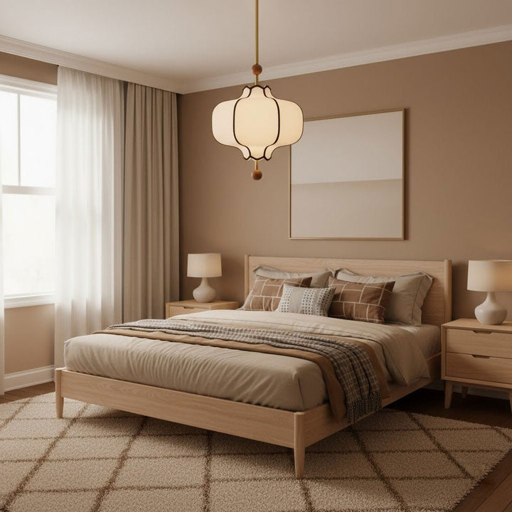 Lantern Fabric Pendant Light - Vakkerlight