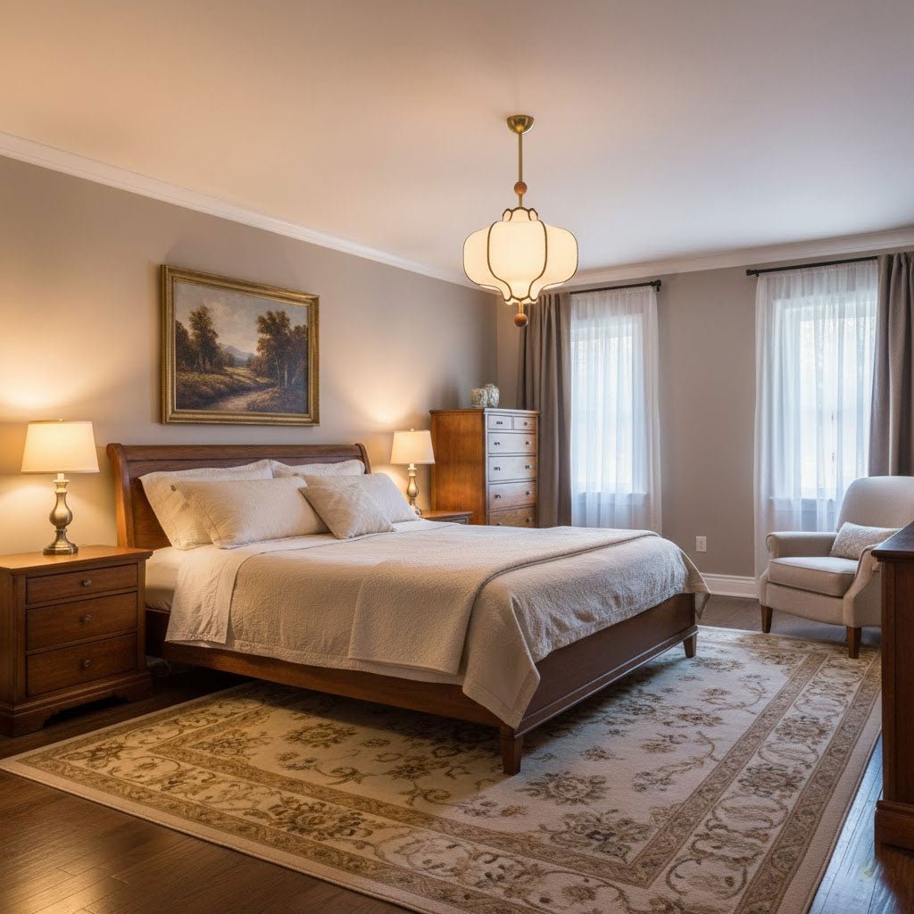 Lantern Fabric Pendant Light - Vakkerlight