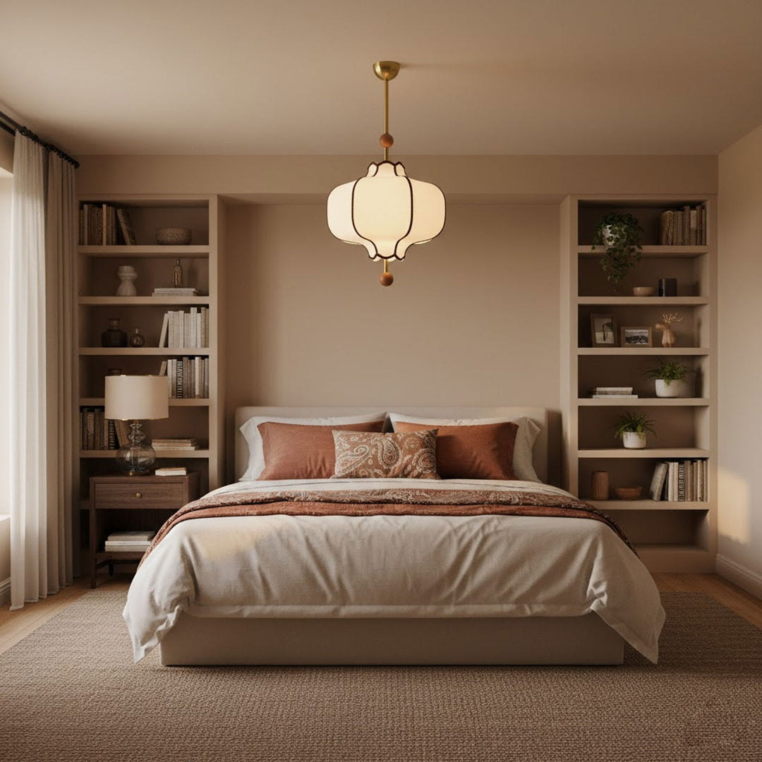 Lantern Fabric Pendant Light - Vakkerlight