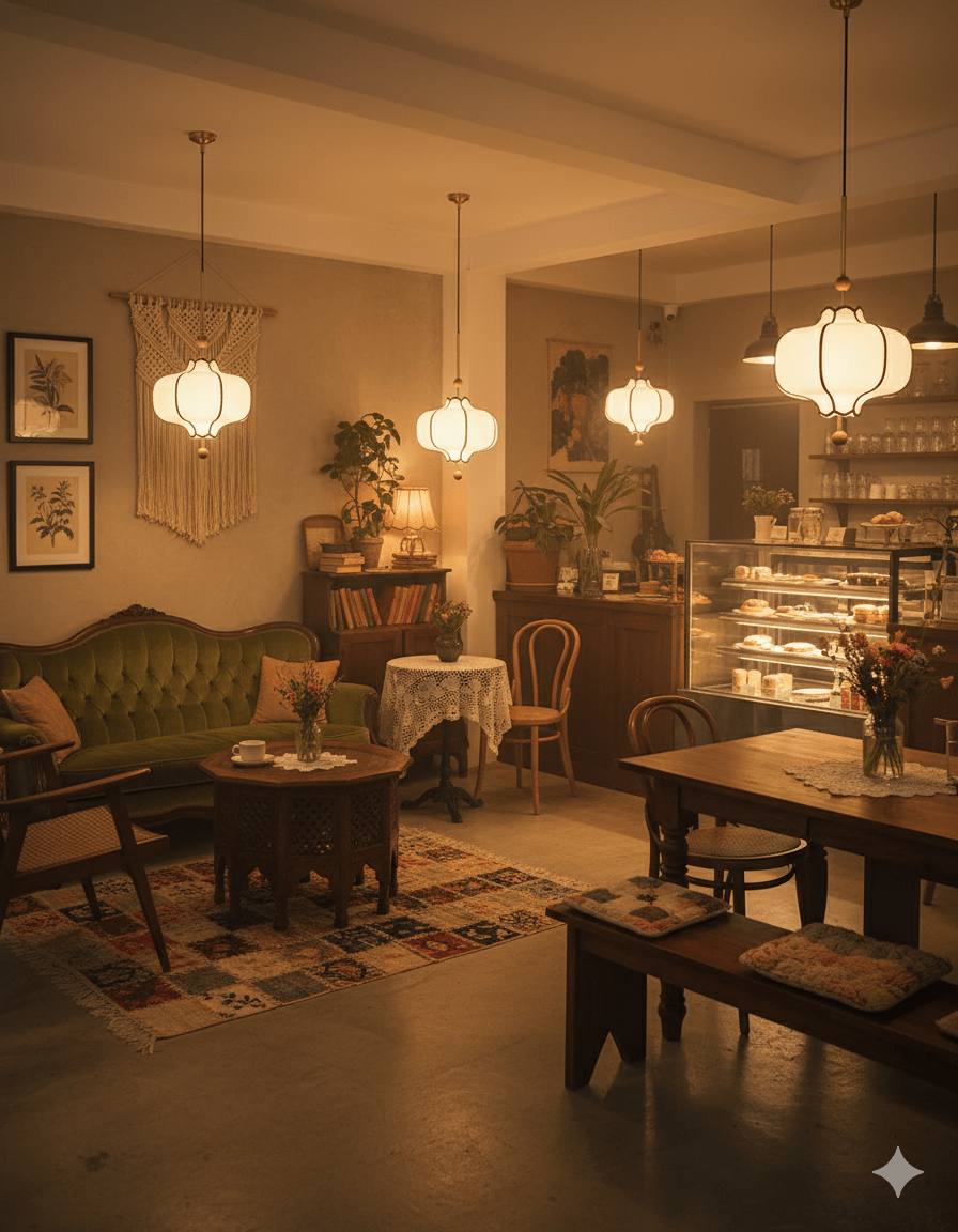 Lantern Fabric Pendant Light - Vakkerlight