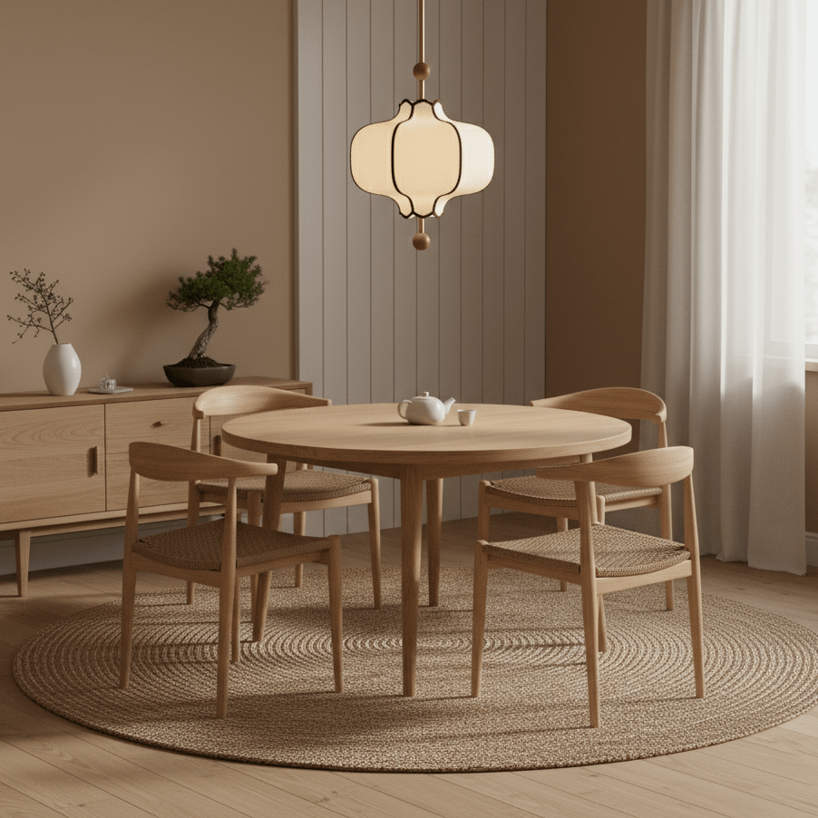 Lantern Fabric Pendant Light - Vakkerlight