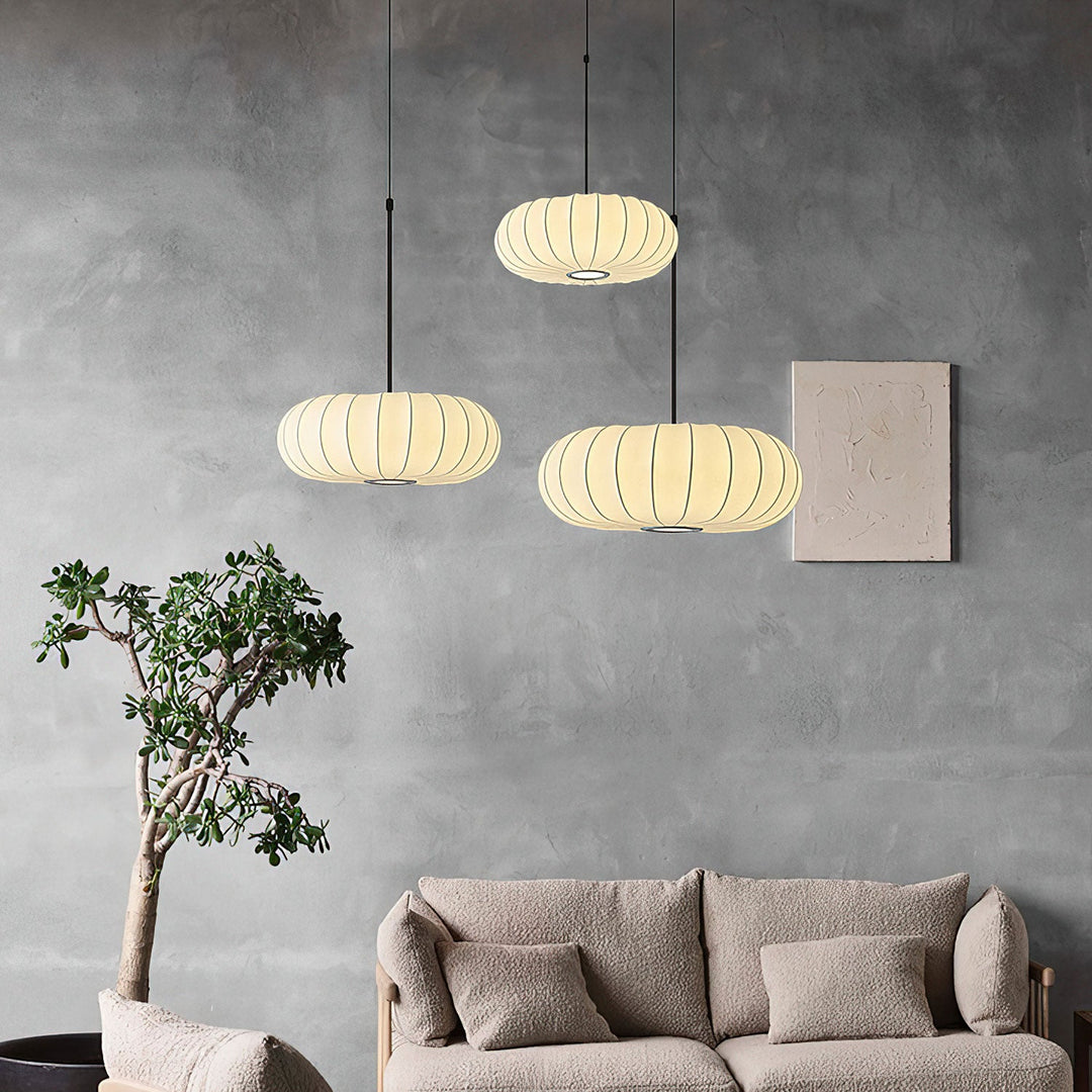 Lantern Silk Pendant Lamp - Vakkerlight