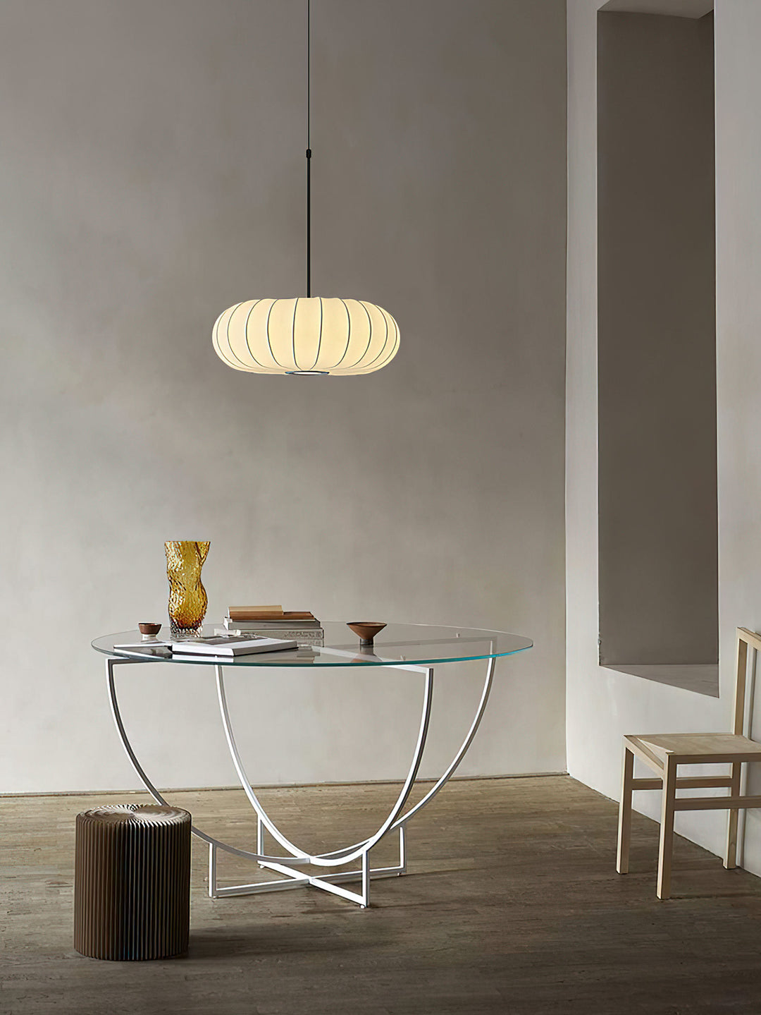 Lantern Silk Pendant Lamp - Vakkerlight