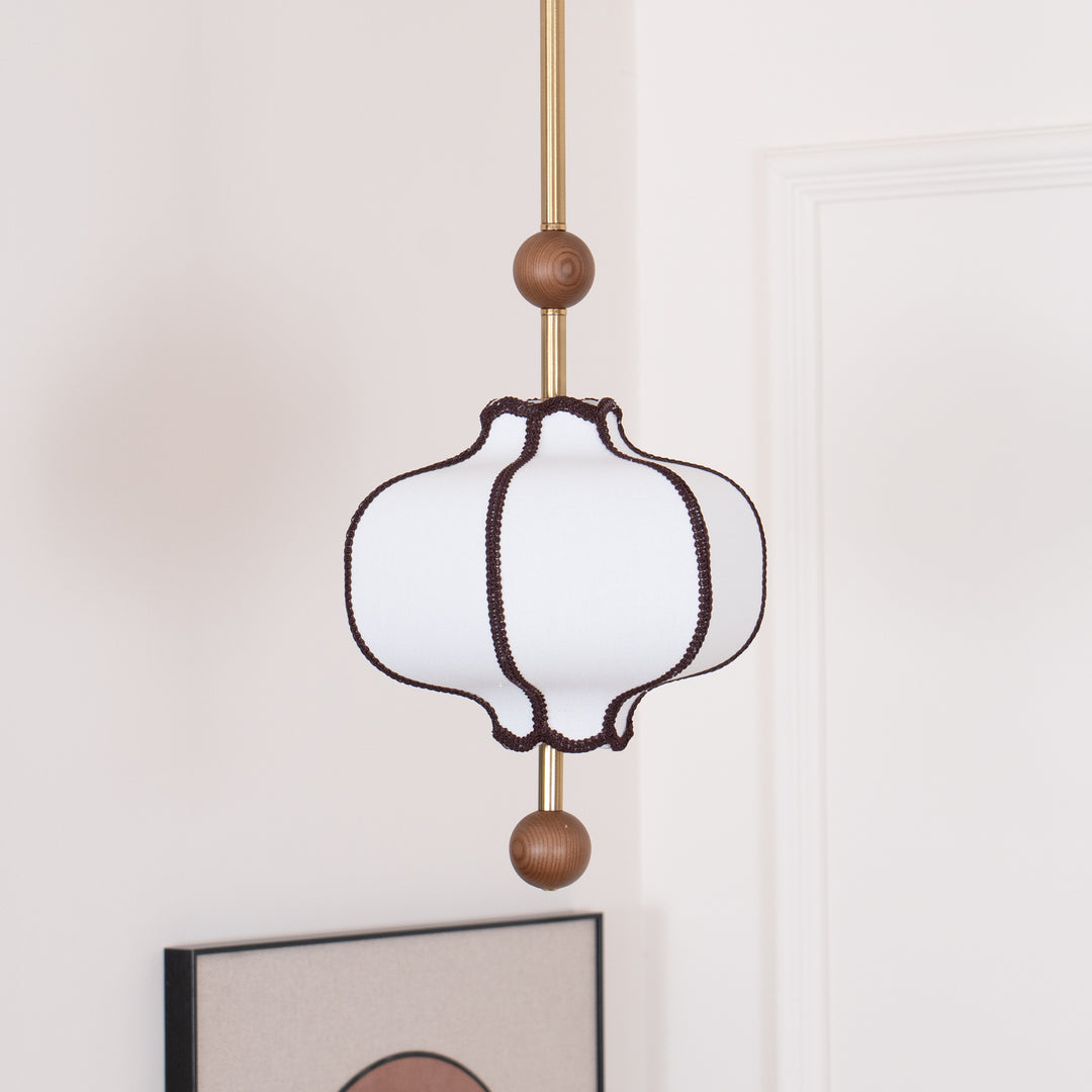 Lantern Fabric Pendant Light - Vakkerlight