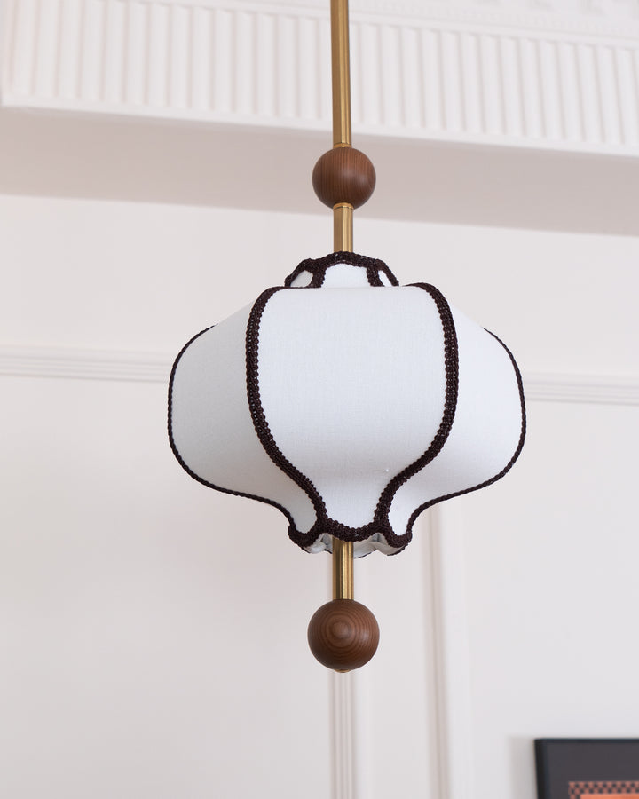 Lantern Fabric Pendant Light - Vakkerlight