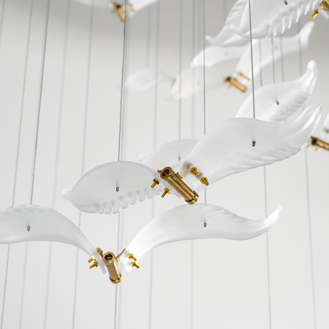 Large Seagull Chandelier - Vakkerlight