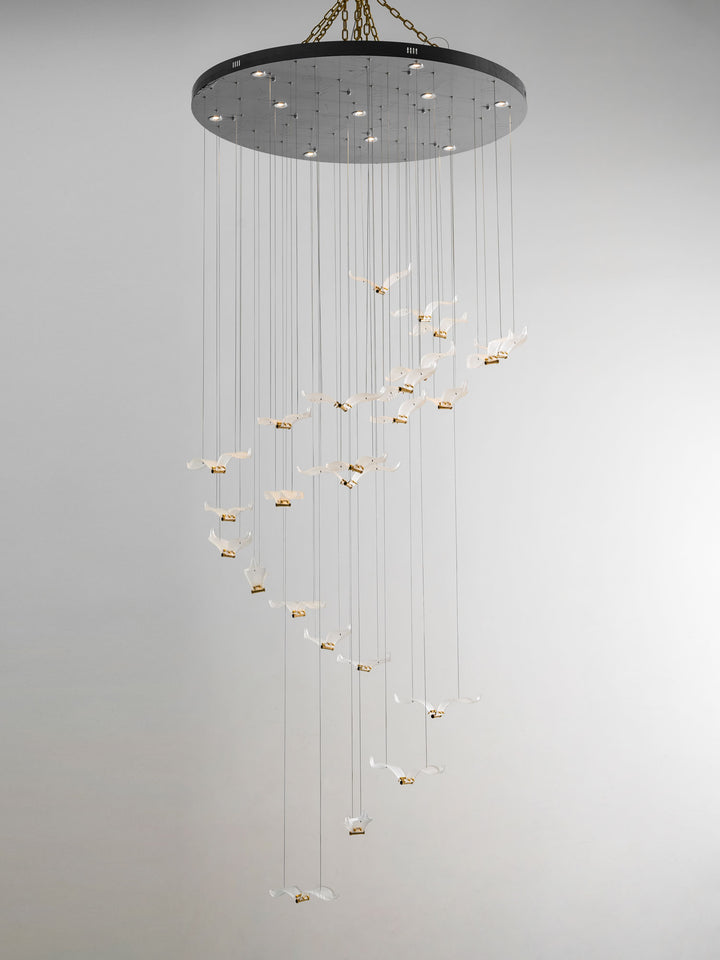 Large Seagull Chandelier - Vakkerlight