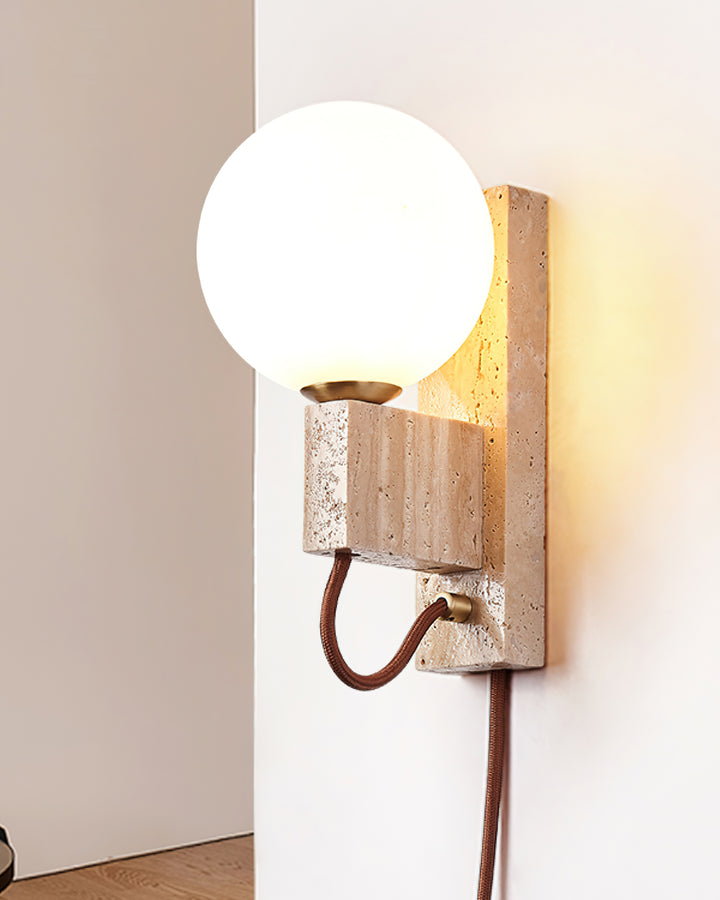 Atlas Globe Wall Sconce