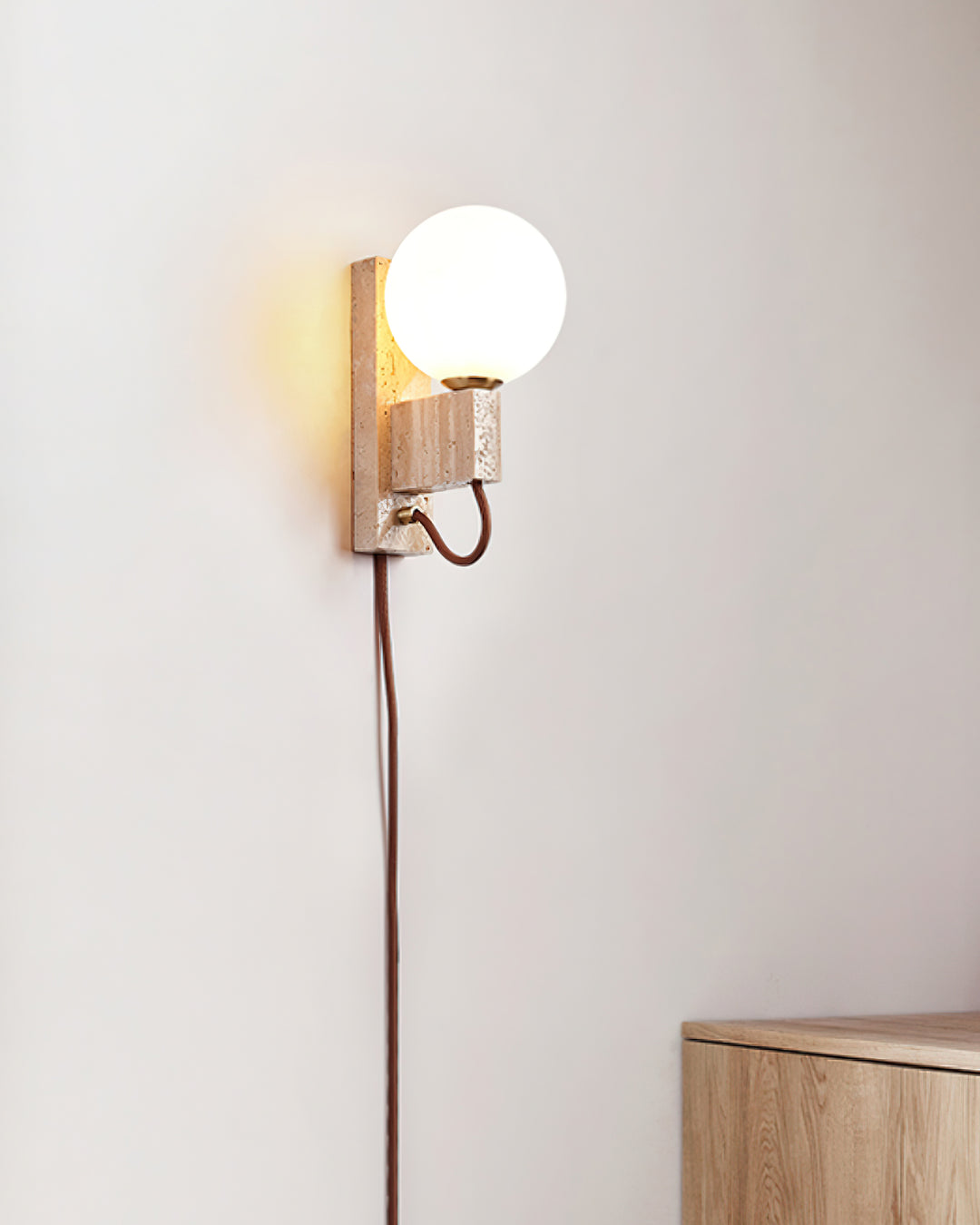 Atlas Globe Wall Sconce