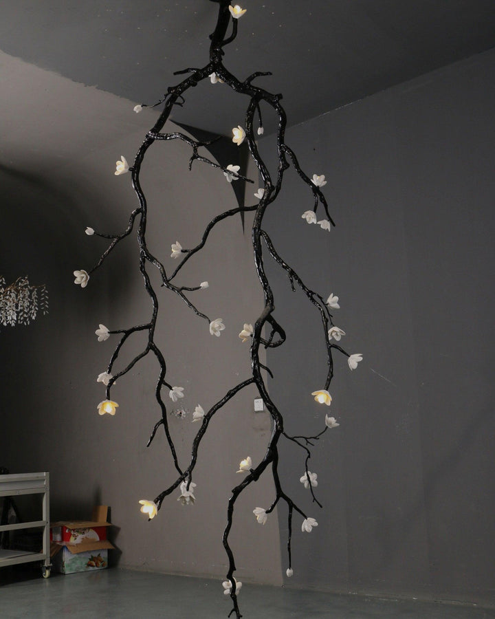 Large Long Branch Flower Chandelier - Vakkerlight