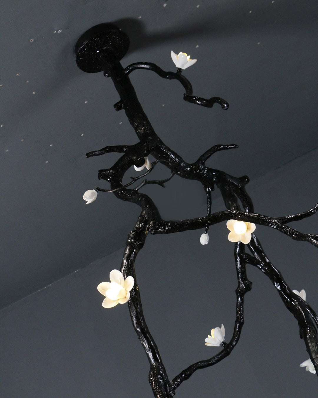 Large Long Branch Flower Chandelier - Vakkerlight