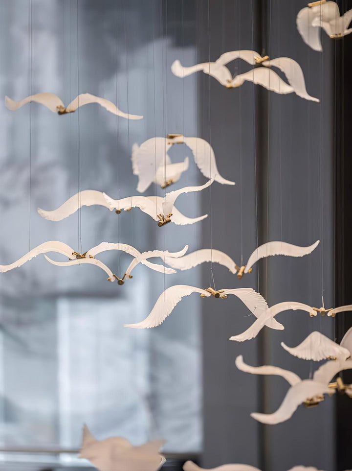 Large Seagull Chandelier - Vakkerlight