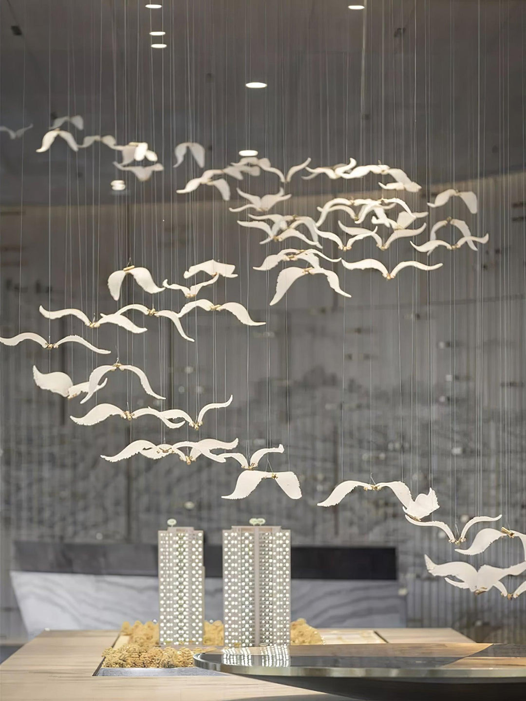 Large Seagull Chandelier - Vakkerlight