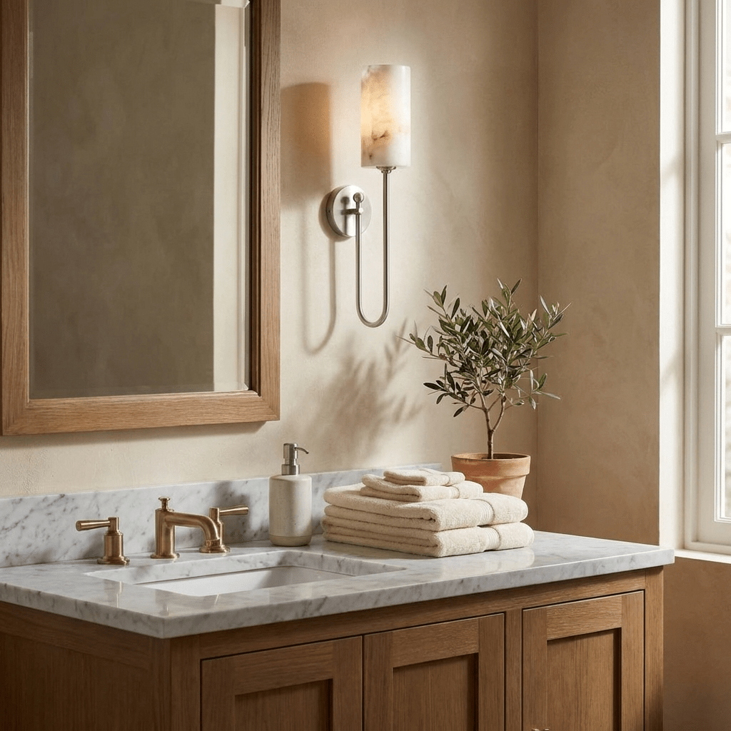 Lariat Alabaster Wall Sconce - Vakkerlight