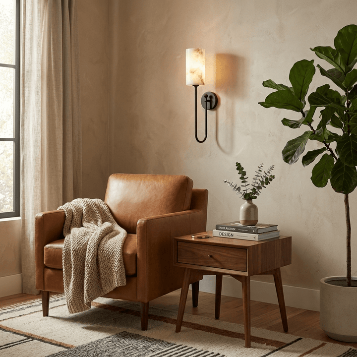 Lariat Alabaster Wall Sconce - Vakkerlight