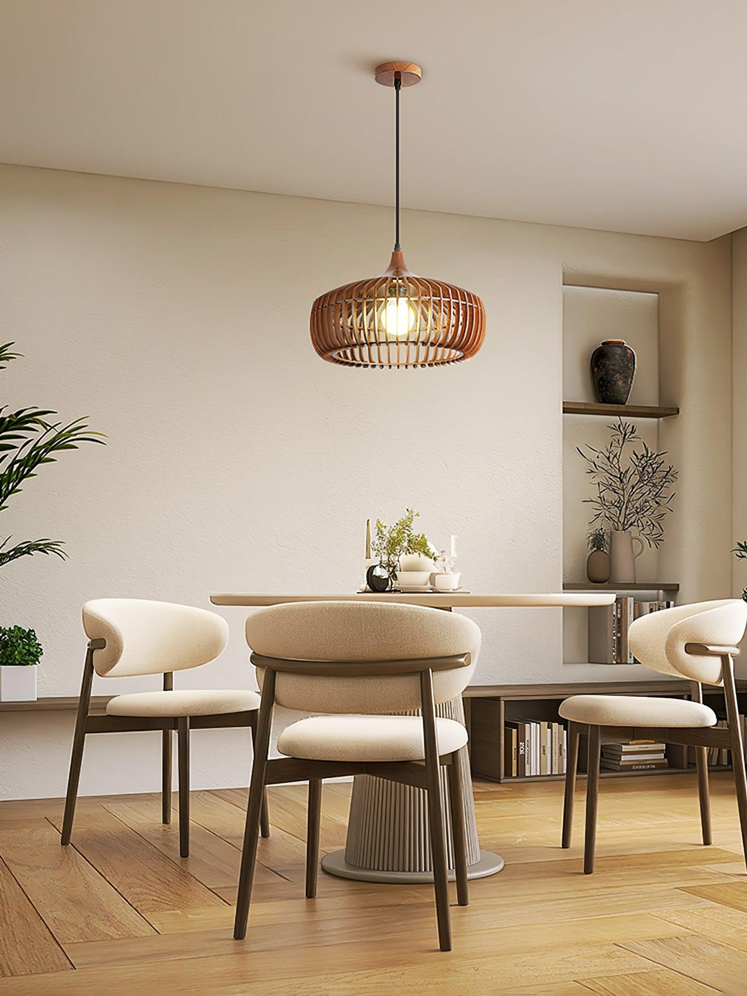 Lattice Nest Wooden Pendant Lamp - Vakkerlight