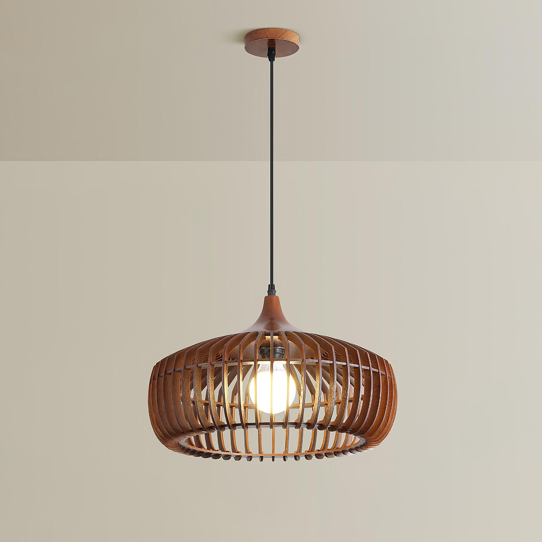 Lattice Nest Wooden Pendant Lamp - Vakkerlight