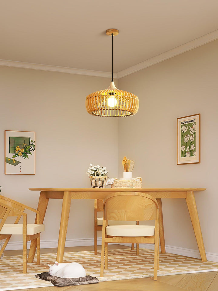 Lattice Nest Wooden Pendant Lamp - Vakkerlight