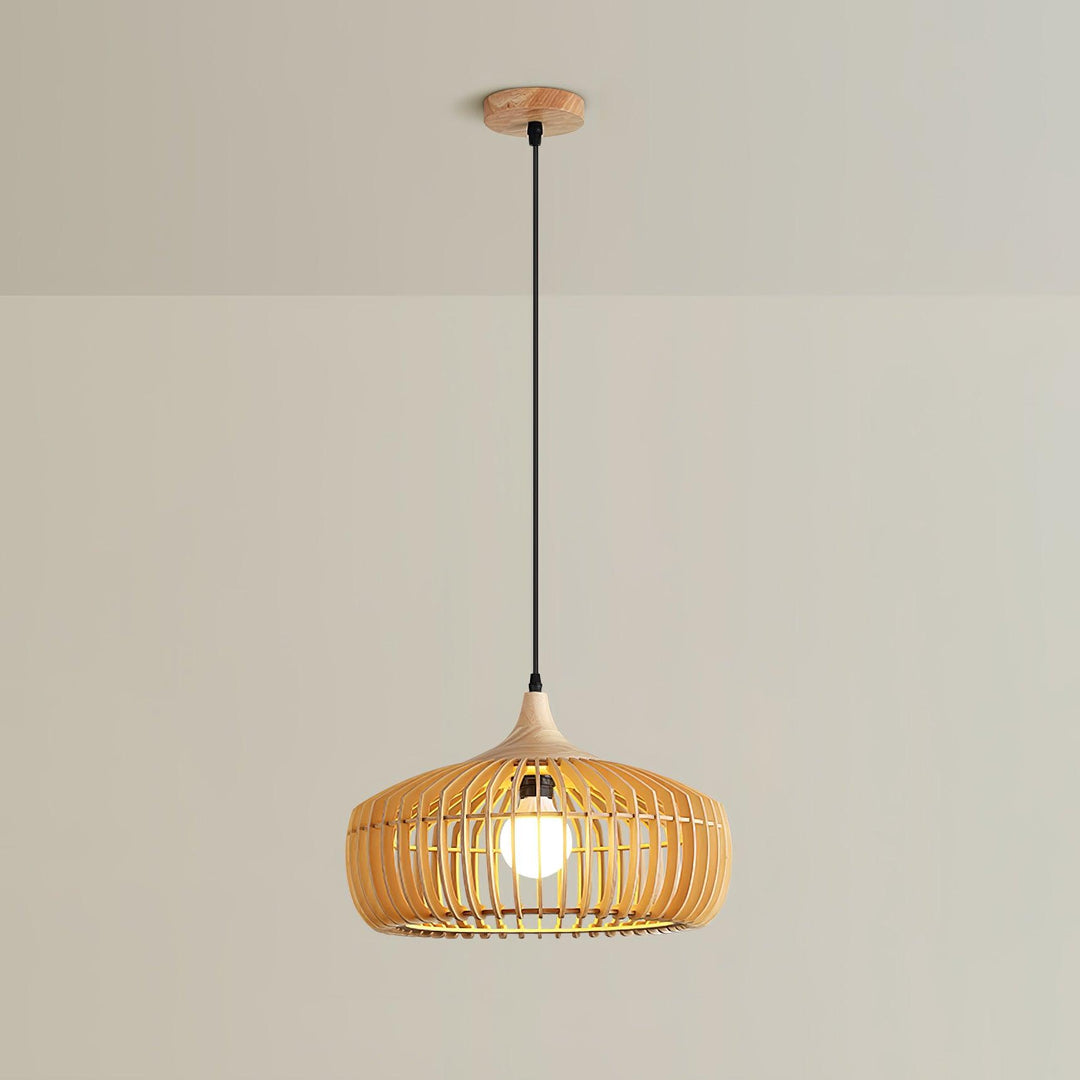 Lattice Nest Wooden Pendant Lamp - Vakkerlight