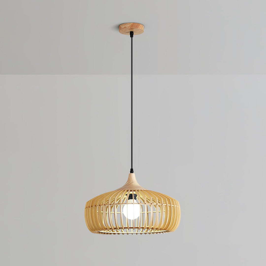 Lattice Nest Wooden Pendant Lamp - Vakkerlight