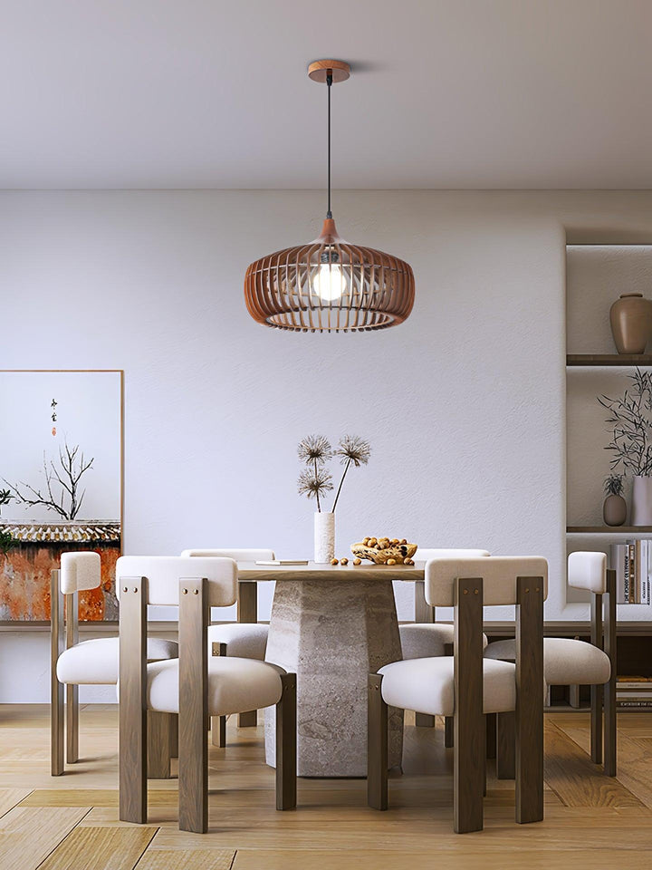 Lattice Nest Wooden Pendant Lamp - Vakkerlight