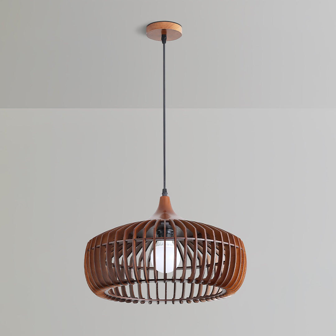 Lattice Nest Wooden Pendant Lamp - Vakkerlight