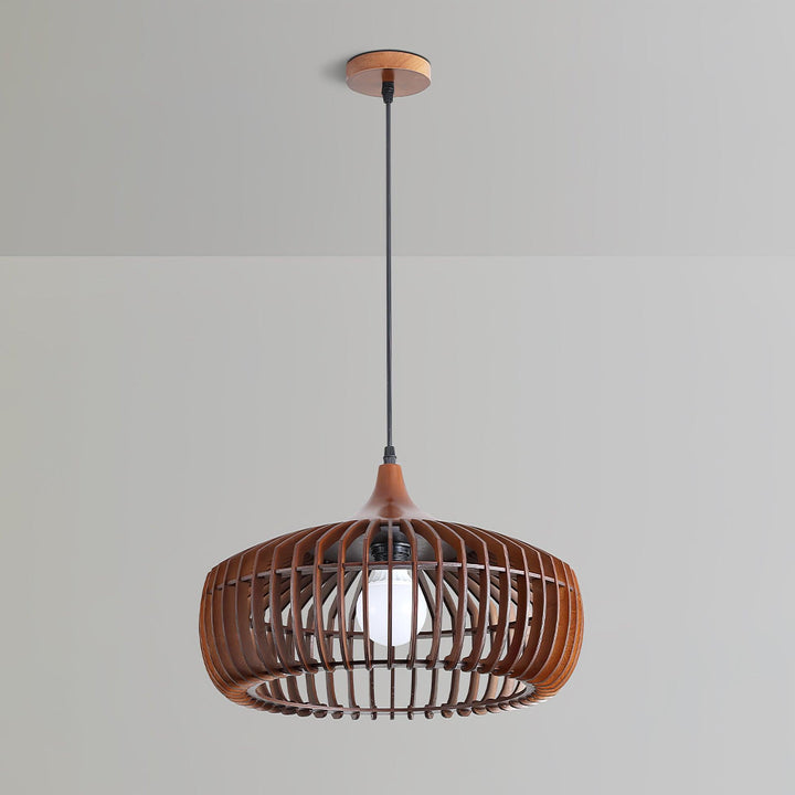 Lattice Nest Wooden Pendant Lamp - Vakkerlight