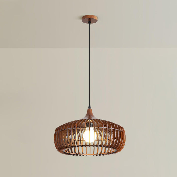 Lattice Nest Wooden Pendant Lamp - Vakkerlight