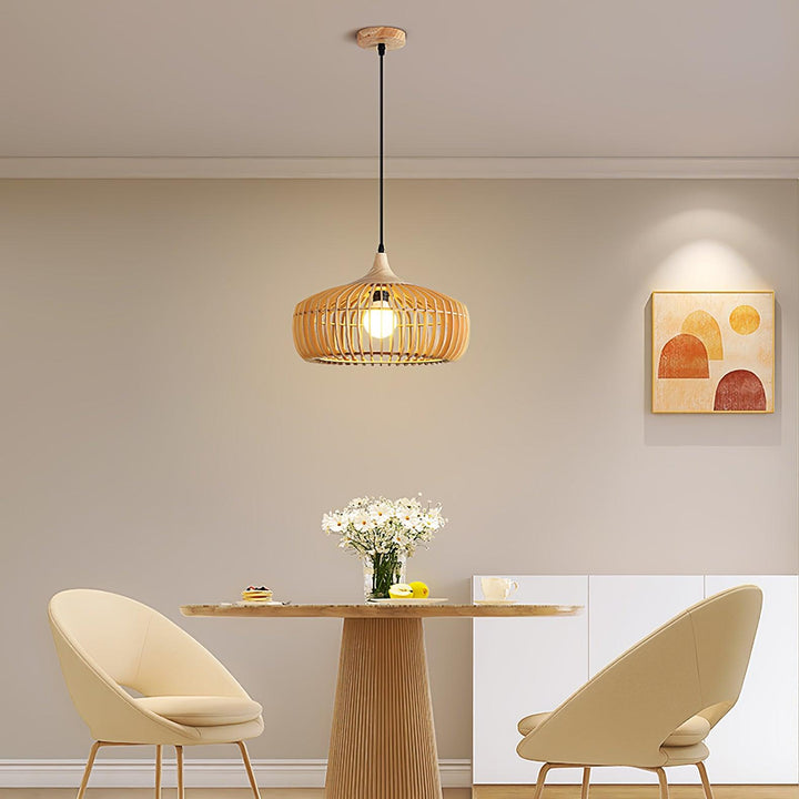 Lattice Nest Wooden Pendant Lamp - Vakkerlight