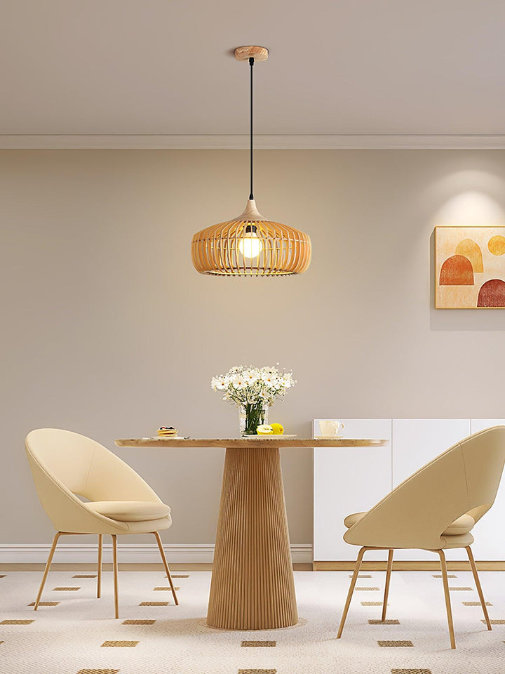 Lattice Nest Wooden Pendant Lamp - Vakkerlight