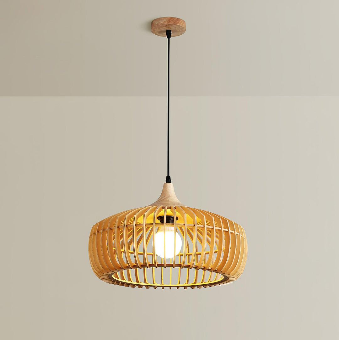 Lattice Nest Wooden Pendant Lamp - Vakkerlight