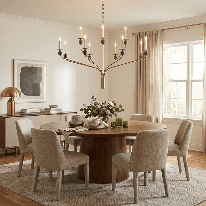Laurel Branching Brass Chandelier - Vakkerlight