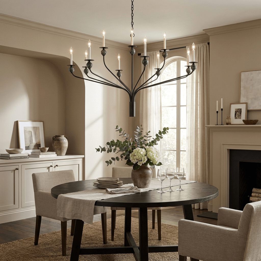 Laurel Branching Brass Chandelier - Vakkerlight