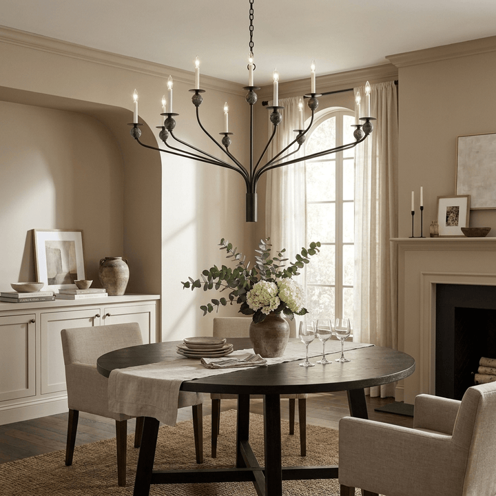 Laurel Branching Brass Chandelier - Vakkerlight