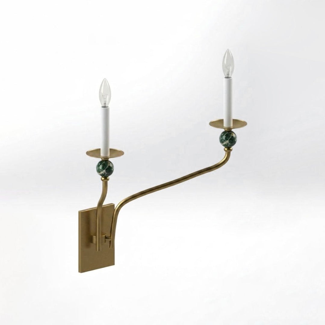 Laurel Branching Brass Sconce - Vakkerlight