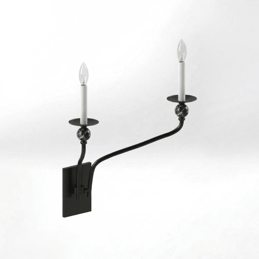 Laurel Branching Brass Sconce - Vakkerlight
