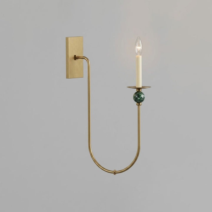 Laurel Trailing Brass Sconce - Vakkerlight