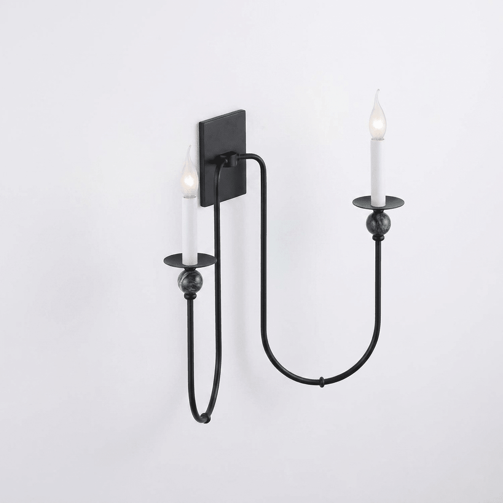Laurel Trailing Brass Sconce - Vakkerlight