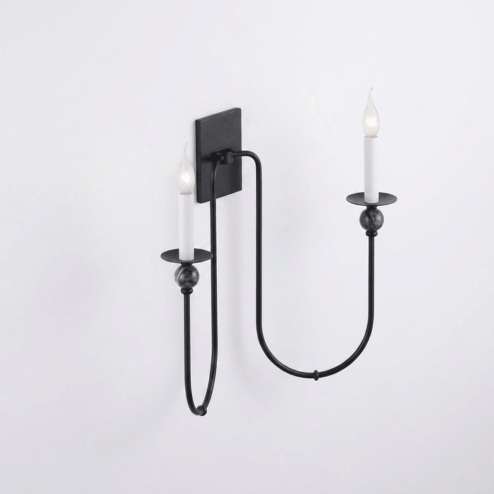 Laurel Trailing Brass Sconce - Vakkerlight