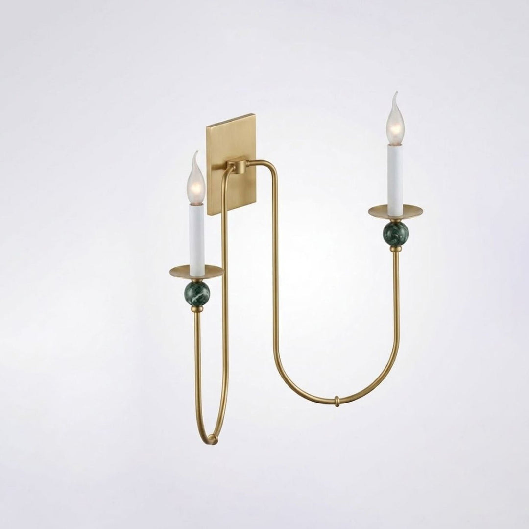 Laurel Trailing Brass Sconce - Vakkerlight