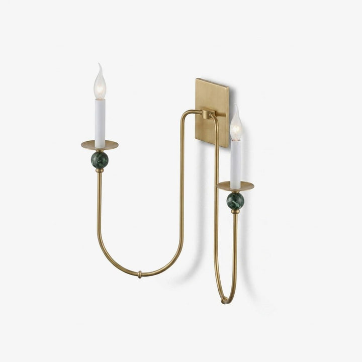 Laurel Trailing Brass Sconce - Vakkerlight