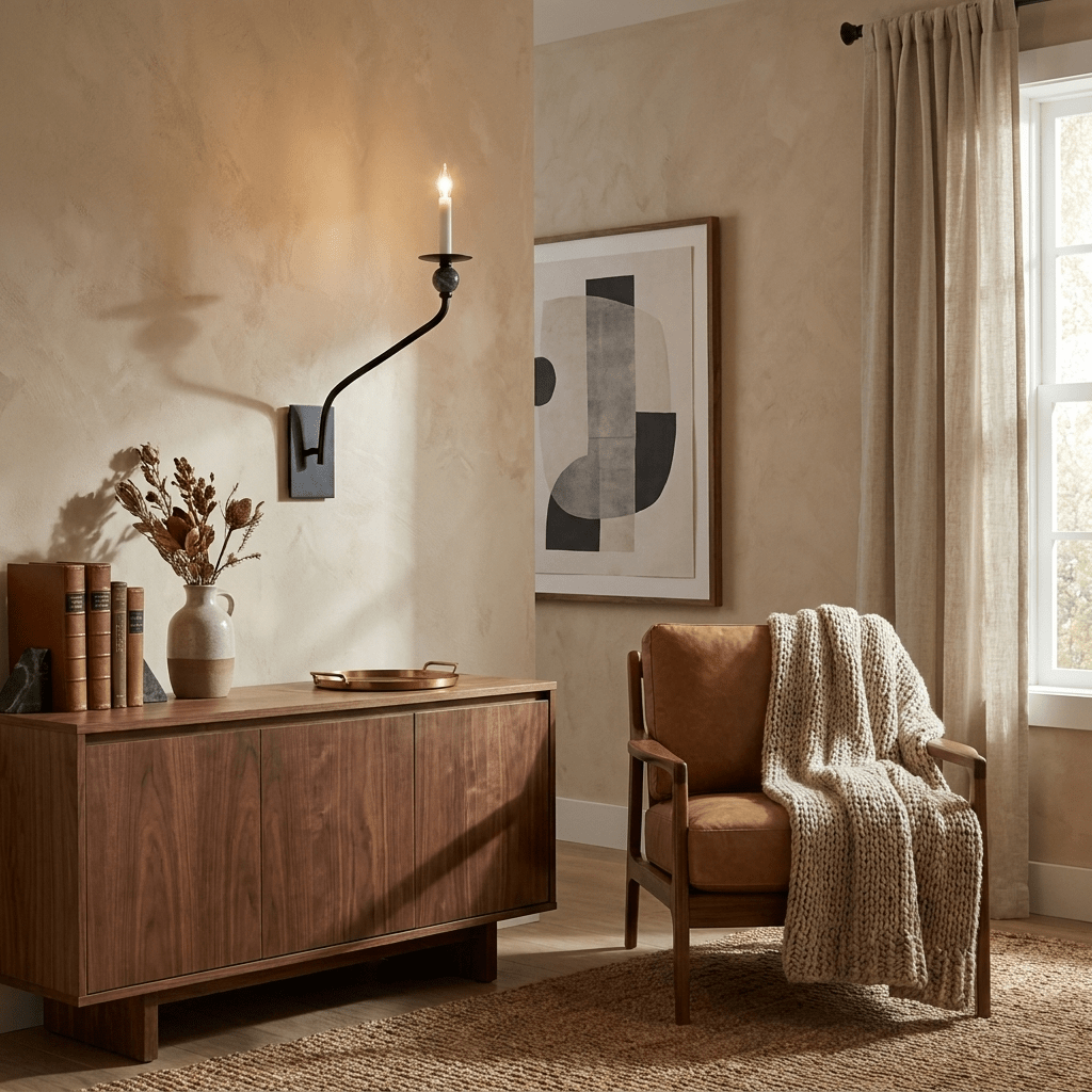 Laurel Branching Brass Sconce - Vakkerlight