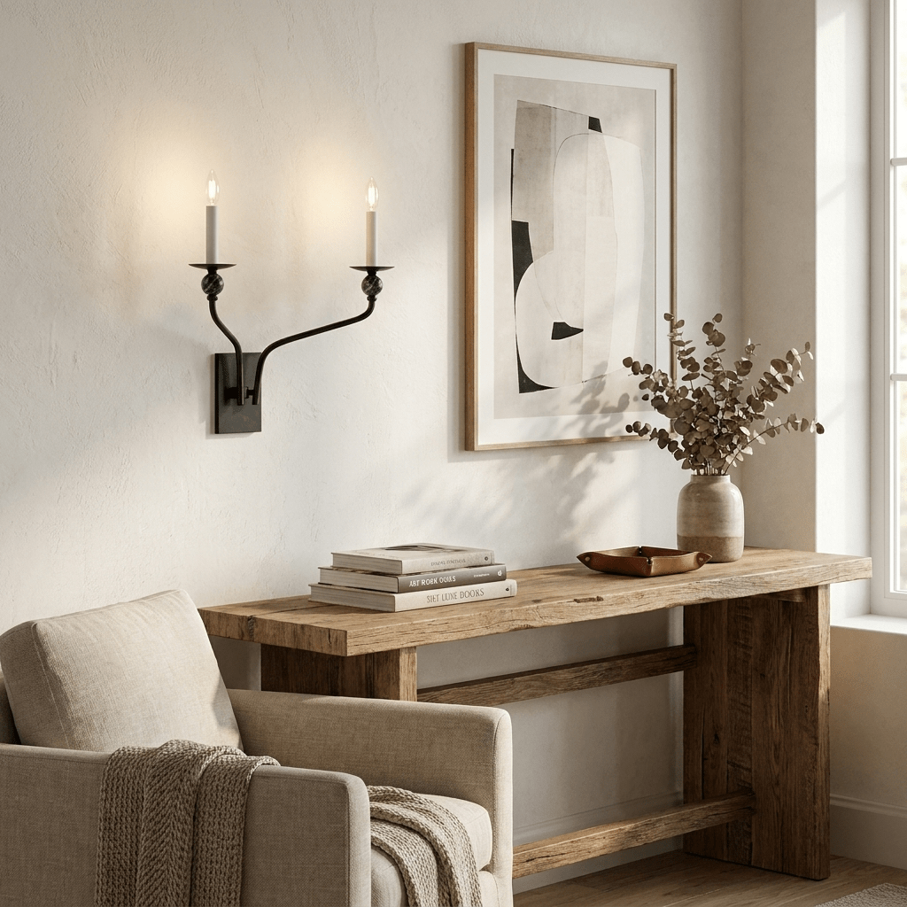 Laurel Branching Brass Sconce - Vakkerlight