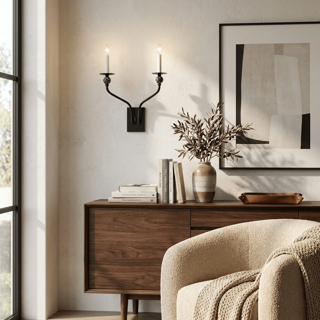 Laurel Branching Brass Sconce - Vakkerlight