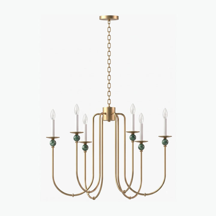 Laurel Trailing Brass Chandelier - Vakkerlight