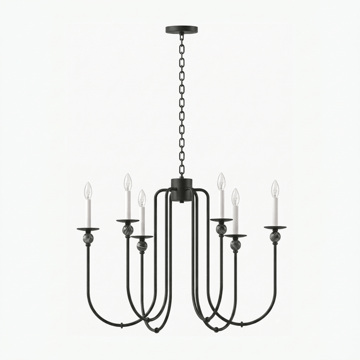 Laurel Trailing Brass Chandelier - Vakkerlight