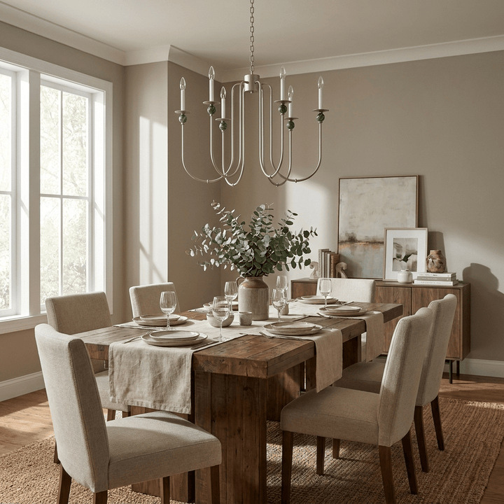 Laurel Trailing Brass Chandelier - Vakkerlight