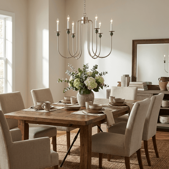 Laurel Trailing Brass Chandelier - Vakkerlight